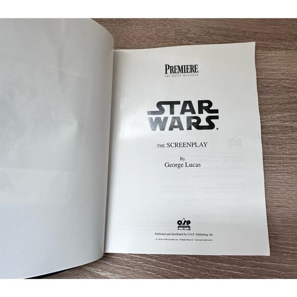 Star Wars|Collectors|Movie Script‎ - Picture 8 of 9
